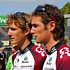 Frank und Andy Schleck vor der ersten Etappe der Irland-rundfahrt 2007